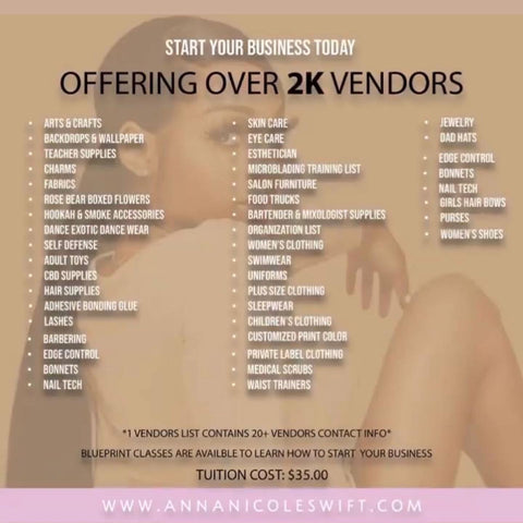 Vendors List